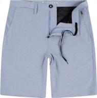 мужские шорты hybrid board/walk shorts премиум-класса: быстросохнущие и стандартного кроя, доступны в размерах 30–44 от visive логотип