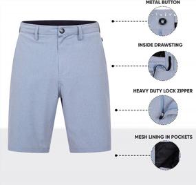 img 3 attached to Premium Men'S Hybrid Board Shorts/Walk Shorts: Quick Dry And Regular Fit, Available In Sizes 30-44 By Visive