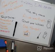 img 1 attached to 24X18 Inch Magnetic Whiteboard With Aluminum Frame - Perfect For Home & Office Use! review by Sam Pullen