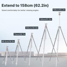 img 3 attached to Штатив для путешествий ULANZI MT-55: легкий, портативный и универсальный для беспроблемной фотосъемки