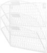 white 3 tier wall mount file rack folders, tqvai chicken wire wall hanging file holder logo
