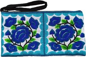 img 4 attached to 👜 Sabai Jai Embroidered Accessory Wristlets for Women: Stylish Handbags & Wallets