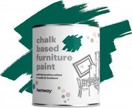 1l hemway racing green chalk-based furniture paint - matt finish for upcycling and diy home improvement in shabby chic vintage style (available in 50+ colors) logo