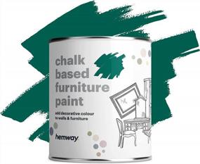 img 4 attached to 1L Hemway Racing Green Chalk-Based Furniture Paint - Matt Finish For Upcycling And DIY Home Improvement In Shabby Chic Vintage Style (Available In 50+ Colors)