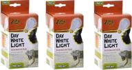 🦎 enhance reptile habitats with (3 pack) zilla reptile terrarium heat lamps incandescent bulb - day white, 150w logo