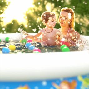 img 2 attached to Summer Fun For Kids And Adults With Jasonwell Durable Inflatable Kiddie Pool - Perfect For Garden And Backyard!