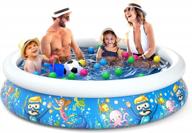 summer fun for kids and adults with jasonwell durable inflatable kiddie pool - perfect for garden and backyard! логотип