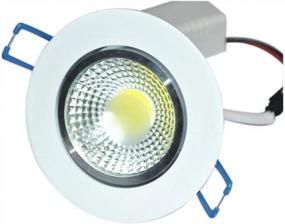 img 3 attached to Комплект Pocketman Pack из 10 светодиодных встраиваемых потолочных светильников мощностью 3 Вт - 300 люмен, энергоэффективный с теплым белым светодиодным драйвером (2800K-3000K)