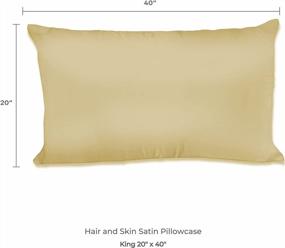 img 3 attached to Protect Your Hair And Skin With Spasilk Satin Pillowcase In Luxurious Champagne - King Size