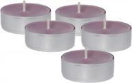 pack of 10 usa-made sweet lavender scented tea lights by candlenscent for enhanced fragrance logo
