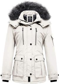 img 4 attached to Wantdo Womens Thickened Removable X Large Women's Clothing : Coats, Jackets & Vests