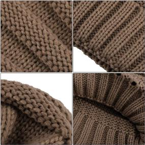 img 2 attached to URATOT Women's Winter Knitted Touchscreen Accessories - Scarves & Wraps