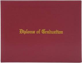 img 2 attached to Maroon Leatherette Padded Diploma Cover - GraduatePro 8.5X11 Certificate Holder
