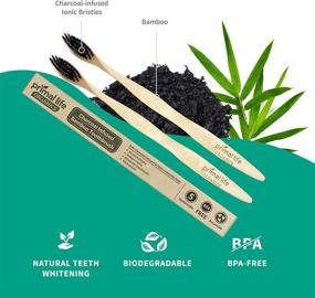 img 3 attached to 🦷 Bacteria-Eliminating Charcoal Bamboo Toothbrush