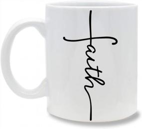 img 4 attached to Embrace Your Faith With Our Jesus Cross Christian Graphic Mug - Perfect For Coffee, Tea, And Travel!