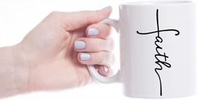 img 2 attached to Embrace Your Faith With Our Jesus Cross Christian Graphic Mug - Perfect For Coffee, Tea, And Travel!