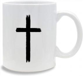 img 3 attached to Embrace Your Faith With Our Jesus Cross Christian Graphic Mug - Perfect For Coffee, Tea, And Travel!