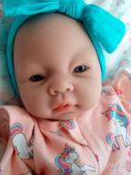 img 1 attached to IVITA 12In Full Body Silicone Baby Dolls - Realistic Newborn Girl Reborn Dolls, Not Vinyl! review by John Maynard