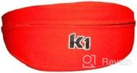 k1 race gear 70233189 red adult neck brace - neck protector logo