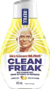 img 4 attached to Powerful Cleaning with Mr. Clean Freak Deep Cleaning Mist Multi-Surface Spray Lemon Zest Bundle - 1 Starter + 1 Refill!