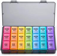 organize your pills with gelibo's large 3-times-a-day weekly pill box logo