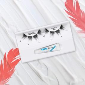 img 1 attached to Get Perfectly Pre-Cut Lashes With Ardell 900 And Free DUO Adhesive - 4 Packs