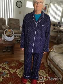 img 5 attached to Women'S 100% Cotton PajamaGram Jersey Boyfriend Pajamas - Perfect For Relaxing!