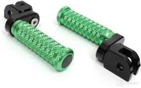 img 2 attached to MC MOTOPARTS POLE Green CNC Front 25Mm Adjustable Foot Pegs Compatible With Z650 2017