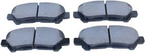 img 4 attached to 🚗 Genuine Toyota Parts (04466-0E020) Brake Pads Kit