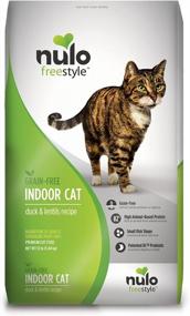 img 4 attached to Grain Free Dry Cat Food With BC30 Probiotic: Nulo Indoor Duck & Lentils Recipe, 12Lb Bag