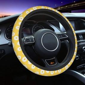 img 1 attached to BLUBLU Car Steering Wheel Cover Neoprene Anti Slip Interior Accessories best on Steering Wheels & Accessories