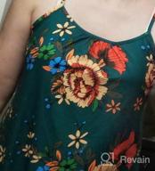 img 1 attached to Loose-Fit Printed Spaghetti Strap Camisole Tank Top For Women'S Summer Tunic review by David Olson