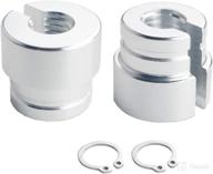 durable dewhel billet aluminum throttle bushings for enhanced performance in bmw e30 e34 e28 e39 e36 m20 m30 m50 s14 m60 (silver) логотип