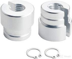 img 4 attached to Durable DEWHEL Billet Aluminum Throttle Bushings for Enhanced Performance in BMW E30 E34 E28 E39 E36 M20 M30 M50 S14 M60 (Silver)