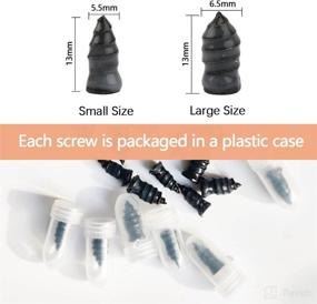 img 3 attached to HZMM 30 Pcs Tire Repair Rubber Nail: Fast Self-Service Vacuum Tool for Car Motorcycle Jeep Puncture - Nail Screws for Effective Tire Repair