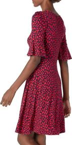 img 2 attached to Lark Ro Womens Ruffle Sleeve Women's Clothing ~ Dresses