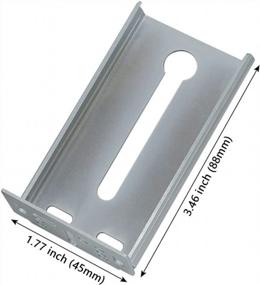 img 3 attached to LONTAN B4502 Rear Mounting Brackets For Face Frame Cabinets With 6 Pairs Of Drawer Slides (45Mm Width)