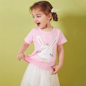 img 3 attached to Sampheya Toddler T Shirts Sleeve Balloon Girls' Clothing : Tops, Tees & Blouses