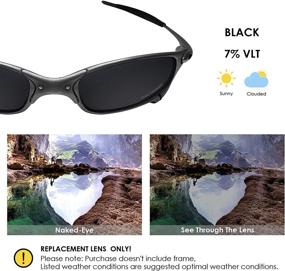 img 2 attached to BlazerBuck Anti Salt Polarized Replacement Lenses Men's Accessories best: Sunglasses & Eyewear Accessories