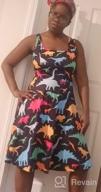 img 1 attached to Printed Sleeveless Sundress For Women: Casual A-Line Midi Dress With Scoop Neck By Fanient review by Tim York