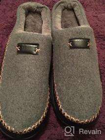 img 7 attached to MIXIN Men'S Memory Foam Slippers - Warm, Comfort Fleece Clog House Shoes