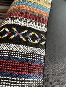 img 2 attached to Универсальное авто Baja Saddle Blanket Bucket Seat Cover Aztec Tribal Ethnic Navajo Print Stripe Автомобильные аксессуары Подушка безопасности Совместимость для автомобилей, грузовиков, фургонов, внедорожников