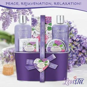 img 1 attached to Lavender Bath And Body Spa Gift Basket For Women - Relaxing Home Spa Kit With Bubble Bath, Shower Gel, Body Lotion, Bath Salt & Bombs - Perfect Birthday Or Mothers Day Present!