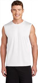 img 3 attached to DRIEQUIP Men'S Moisture-Wicking Sleeveless Muscle T-Shirts In Sizes XS To 4XL