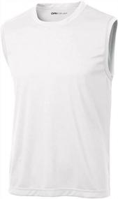 img 4 attached to DRIEQUIP Men'S Moisture-Wicking Sleeveless Muscle T-Shirts In Sizes XS To 4XL
