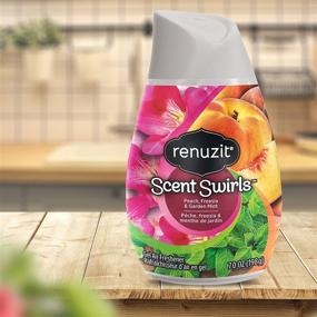 img 1 attached to 🍑 Renuzit Gel Air Freshener - Peach, Freesia, and Garden Mint Scent - Long Lasting Freshness - 1 Count