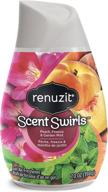 🍑 renuzit gel air freshener - peach, freesia, and garden mint scent - long lasting freshness - 1 count логотип