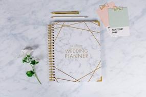 img 3 attached to The Ultimate Wedding Planner: Undated Diary & Organizer With Hard Cover, Online Support, And Handy Pockets!