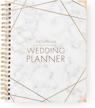 the ultimate wedding planner: undated diary & organizer with hard cover, online support, and handy pockets! logo
