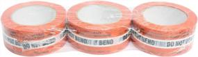 img 3 attached to Milcoast Fragile Packing Tape - Handle With Care Warning For Shipping And Moving - 2 Inches Wide, 2.1 MIL Thickness (Pack Of 3 Rolls, 110 Yards Per Roll)